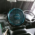 車中泊の暑さ対策にオススメの充電式・扇風機☆マキタCF100DZ　